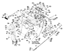 Page C Diagram and Parts List for 315E733E401 1995 Yard Man Snow Blower
